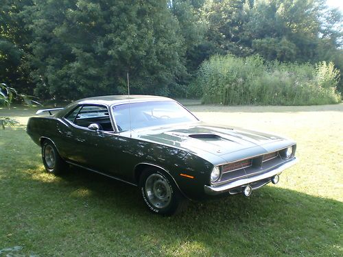 1970 cuda, 2nd owner, rotessire restoration, all original, numbers matching