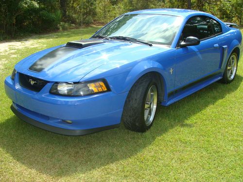 2003 ford mustang mach 1 azure blue