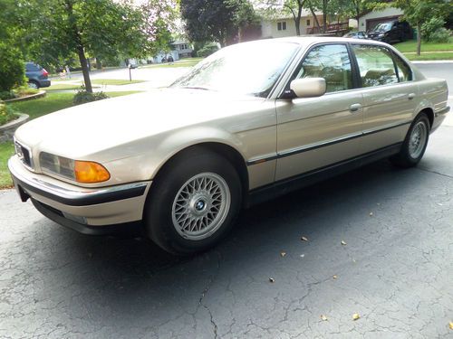 1997 bmw 740il ,rust free,runs very well,clean,cold ac,no reserve.