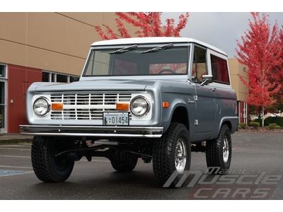 1977 ford bronco silver - great driver - last year of the vintage bronco!
