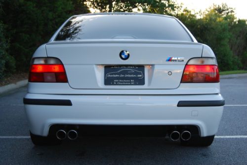 2000 bmw m5 e39 - alpine white - extended sport leather - 6spd