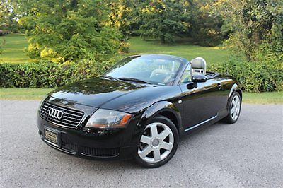 2001 audi tt roadster rwd 5spd manual leather bose sound new top low miles!!