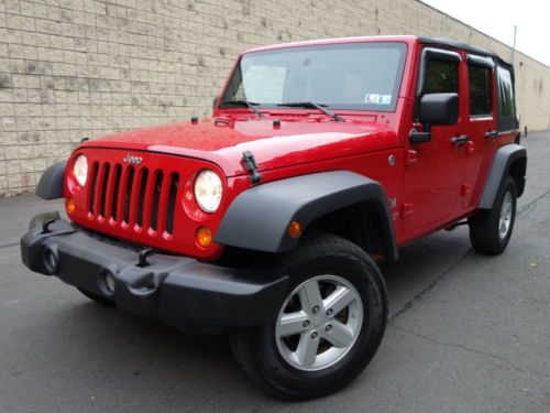 Jeep wrangler 4wd 4x4  unlimited x 6-speed manual transmission free autocheck