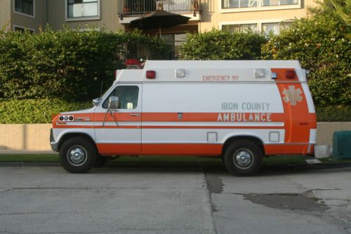 Ford diesel ambulance van