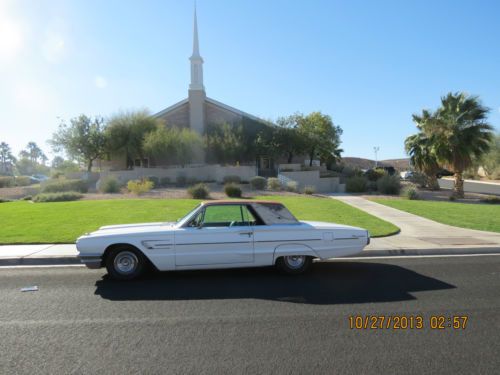 No reserve 1965 ford t-bird 390 #&#039;matching runs and drives good project