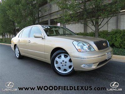 2003 lexus ls430; 1 owner; low miles!