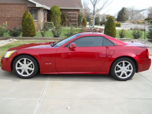 2005 cadillac xlr pearl red  low mi. mint cond.