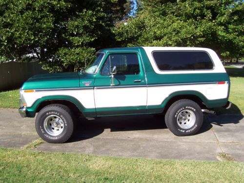 Find used 1979 Ford Bronco, 351 Cleveland Engine 6,000 ...