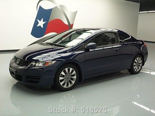 2009 honda civic ex coupe auto sunroof alloy wheels 42k texas direct auto