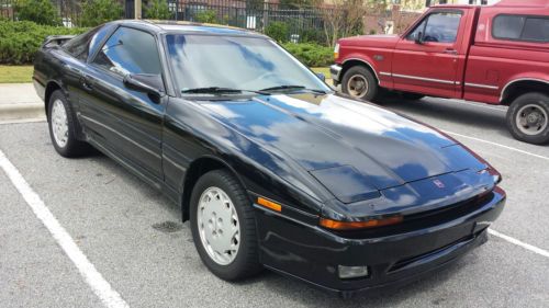 1988 toyota supra turbo, auto, black, targa top, great condition!