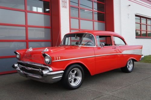 1957 chevy bel air 210 mild custom 350/350 disk brakes strong driver