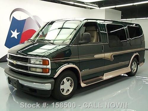 2002 chevy express 5.7l midwest conversion leather 54k texas direct auto