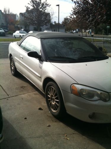 Chrysler sebring 2004, 2dr, convertible, limited, anti theft,