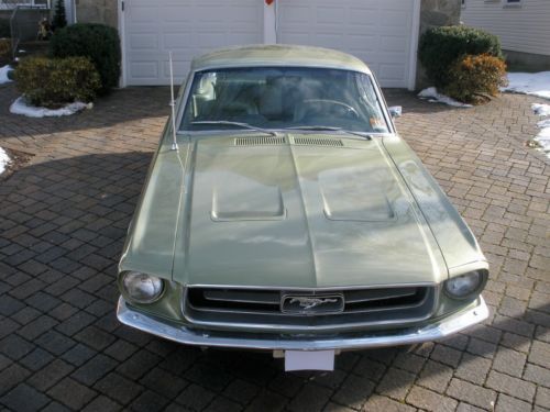 1967 ford 67 mustang fastback 289 factory air two owners restored