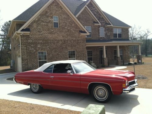 1972 chevrolet impala convertible