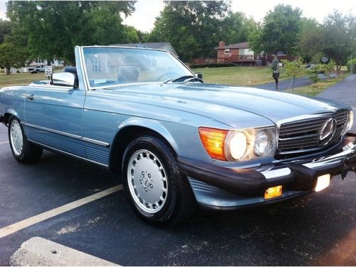 560sl 1987 convertible with hard top