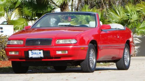 1995 chrysler lebaron lx convertible one florida owner 60,000 miles no reserve