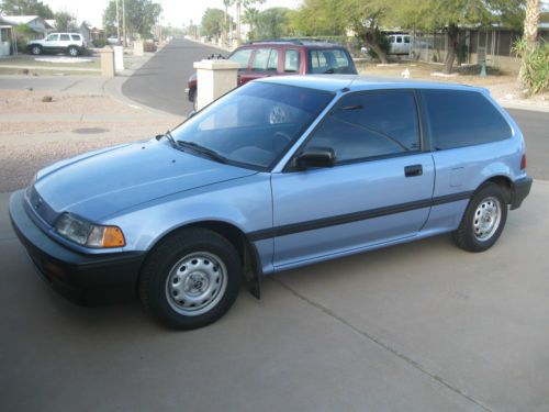 1989 honda civic hatchback, low mileage, garaged kept