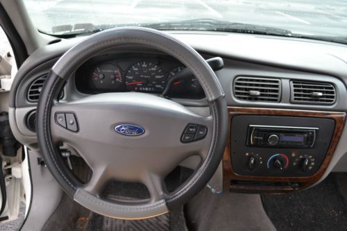Find Used 2003 Ford Taurus Se White Exterior Grey Leather