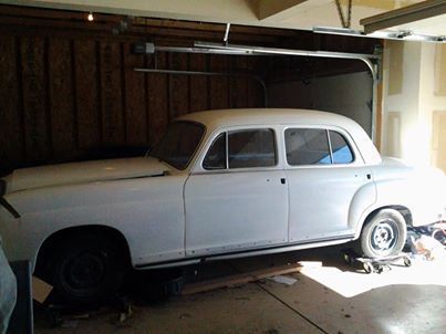 1955 mercedes 220a ponton 28k org miles running and driving