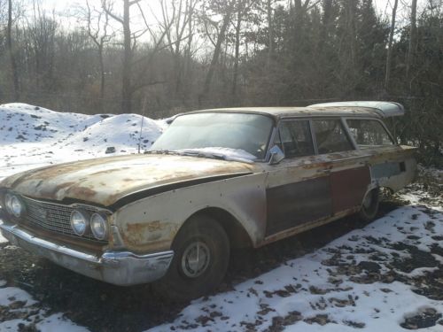 1960 ford galaxie hot rat rod station wagon