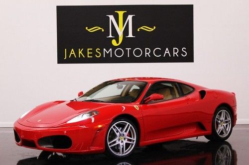 2007 ferrari f430 coupe f1, red/tan, only 2100 miles, highly optioned, pristine!