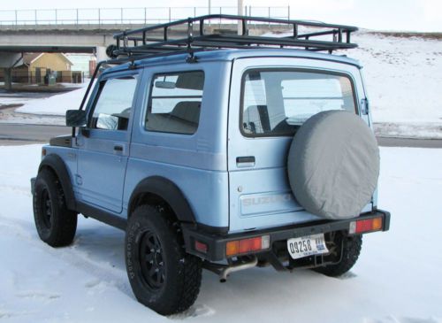Find new 1988.5 Suzuki Samurai 4x4 tin top roof rack SUV ...