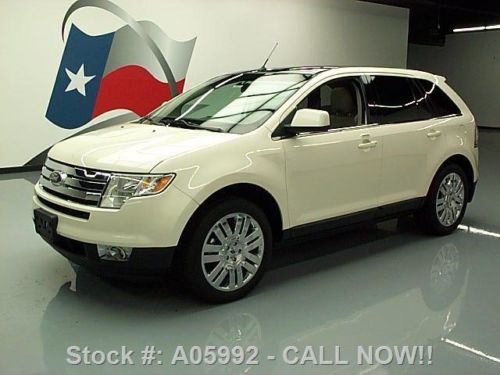 2008 ford edge limited pano roof leather nav 20&#039;s 45k! texas direct auto