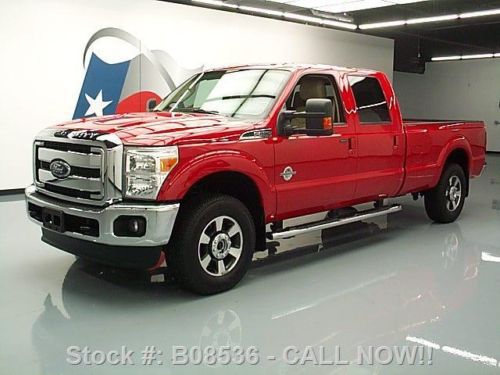 2013 ford f-250 lariat crew 4x4 diesel leather rear cam texas direct auto