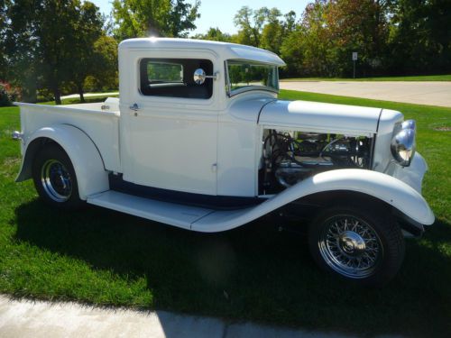 1932 ford pickup truck-model b - all steel -4&#034; chop-hot rod