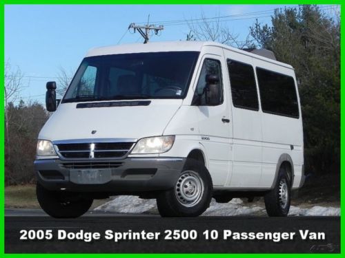 05 dodge sprinter wagon 2500 shc 10 passenger van 2.7l mercedes diesel loaded ac
