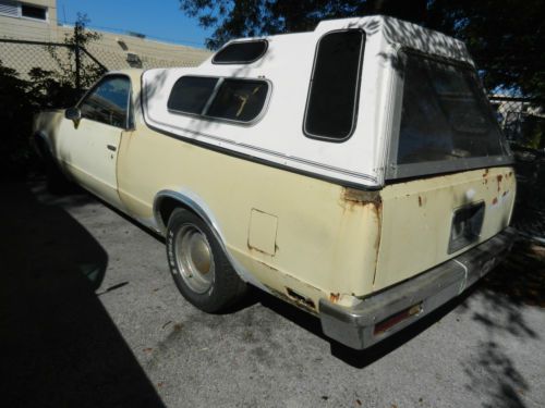 1979 chverolet el camino v8 project car.needs complete restoration but all there