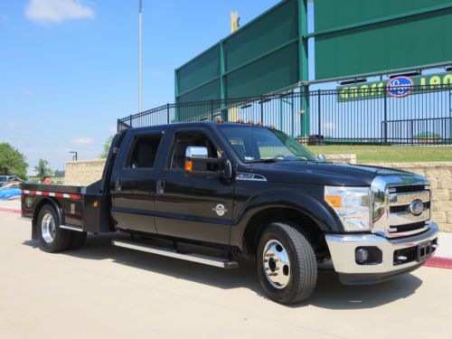 2012 f-350 falt bed crew cab texas own one owner 97 k free shipping