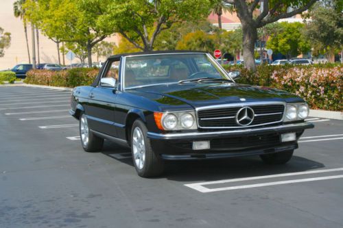 Mercedes 560 sl  &#034; european bumpers &#034;   rare oportunity ! 1987