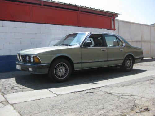 1984 bmw 745i turbo - euro model with extensive service history - california car