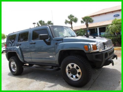 06 slate blue 3.5l i5 h-3 4wd suv *cd changer *heated leather seats *florida