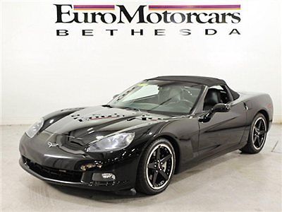 Black wheels convertible automatic vette c6 07 top 06 coupe financing leather md