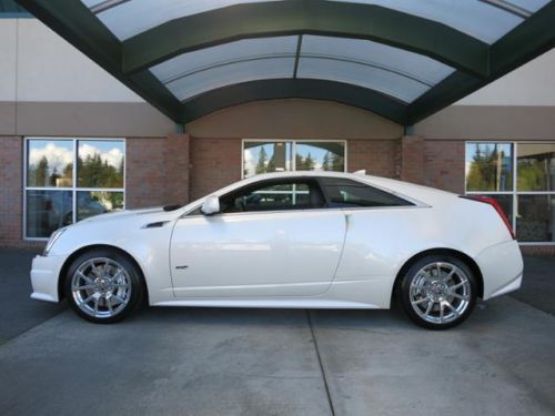 2011 cts v coupe certified 9500 miles recaro white diamond roof nav 1 owner