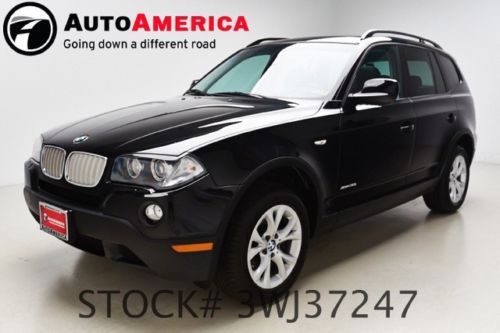 2010 bmw x3 sdrive i30 44k miles nav pano sunroof htd leather aux  clean carfax