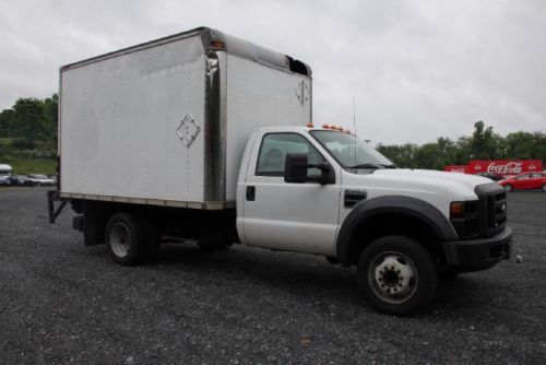 2008 ford f-450 sd 12ft foot box truck w liftgate needs tlc mechanics special !