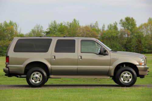 2003 ford excursion limited 7.3l diesel 59k actual miles 1-owner 4x4 buy it now