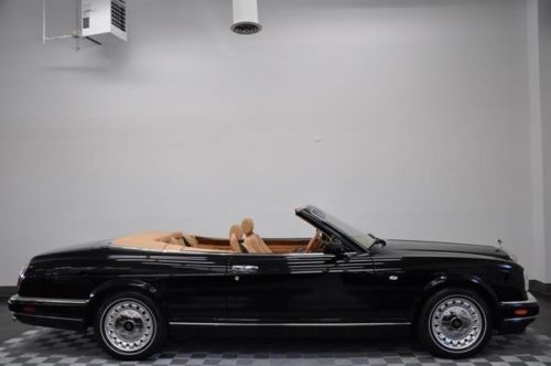 2000 rolls royce corniche in black / tan leather interior  11,300 miles