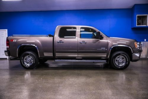 6.6l duramax diesel crew cab bed liner running boards 5th wheel hitch leather