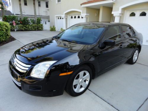 2006 ford fusion se alloy wheels, leather, blk on blk no reserve