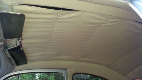 1955 VW Volkswagon Bug Oval Window Sun roof three fold ragtop, image 13