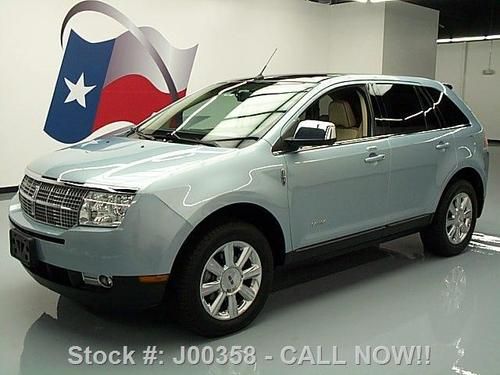 2008 lincoln mkx climate leather pano sunroof only 47k texas direct auto