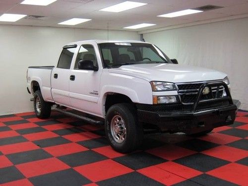 2006 k2500 crew cab short bed 1-owner diesel 4x4 leather sunroof