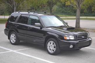 2005 subaru forester 2.5 xt awd black, auto, leather, alloy 1-owner, no reserve