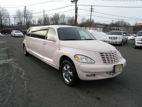 Pink chrysler pt cruiser 6 pax limousine one of kind - lke new and no reserve