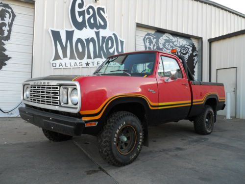 1977 dodge power wagon macho 1 owner**566 miles!** offered by gas monkey garage!